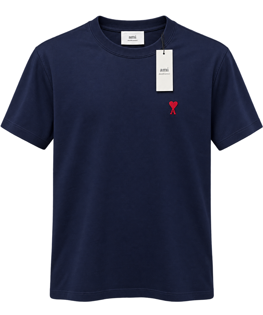 AMI Paris T-Shirt "Marine" SS23