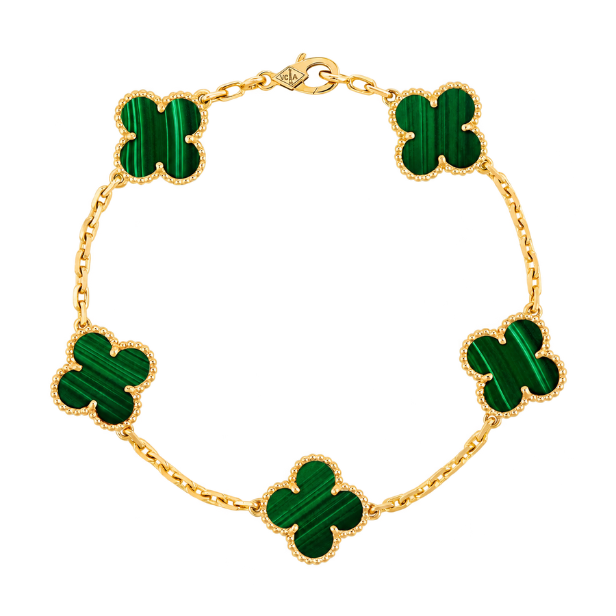 Pulso Van Cleef Oro/Verde